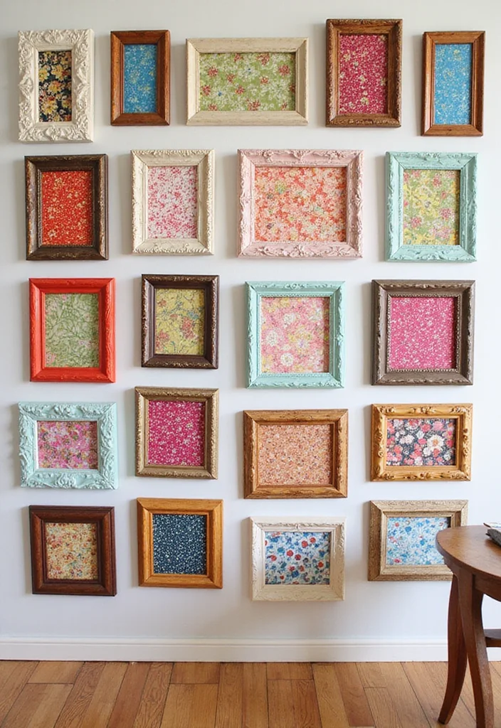 DIY Home Decor Dollar Store: A Crafty Guide with 17 Affordable Creative Inspirations - 2. Decorative Wall Art with Dollar Store Frames