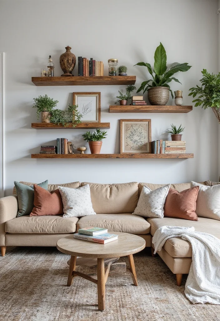 DIY Home Decor Easy Creative: A Simple Guide with 19 Beginner-Friendly Craft Inspirations - 1. Reclaimed Wood Shelves