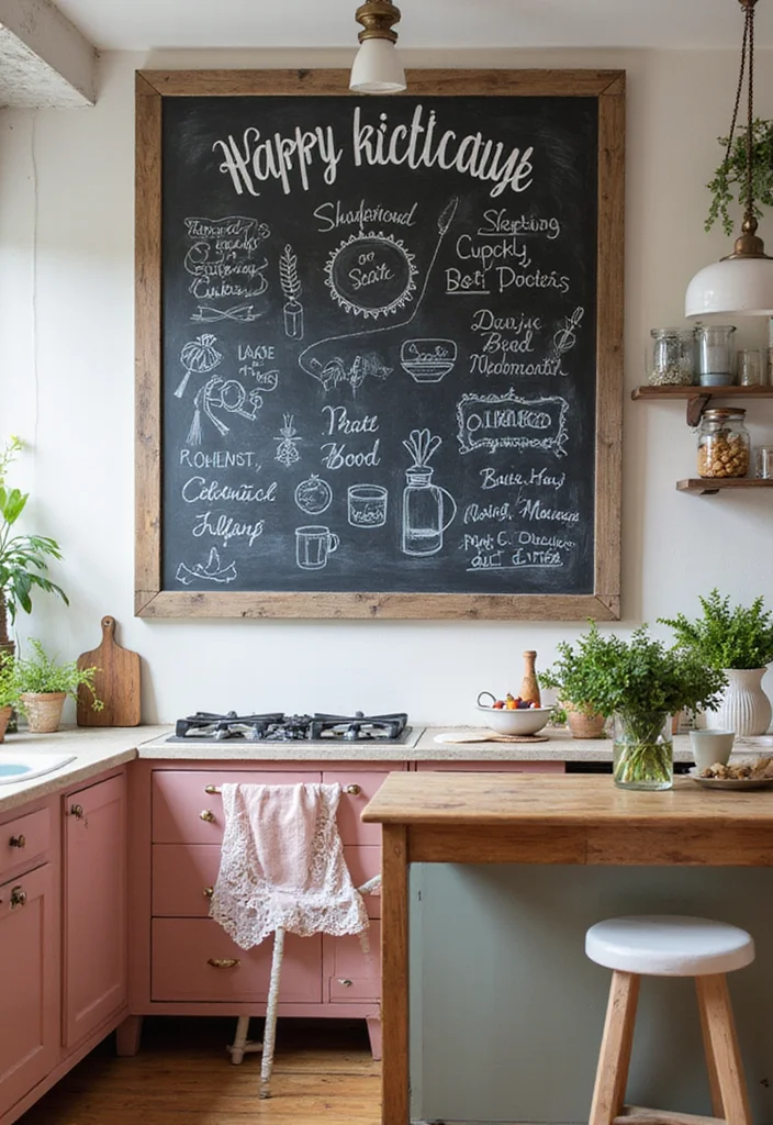 DIY Home Decor Easy Creative: A Simple Guide with 19 Beginner-Friendly Craft Inspirations - 14. DIY Chalkboard Paint Projects