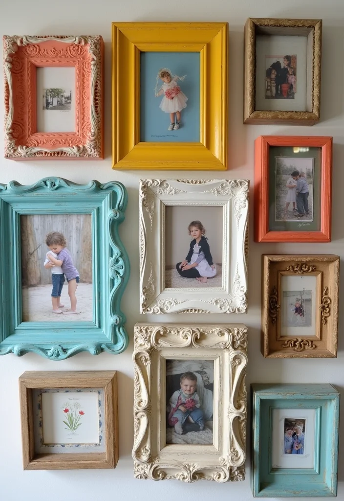 DIY Home Decor Easy Creative: A Simple Guide with 19 Beginner-Friendly Craft Inspirations - 8. Upcycled Picture Frames