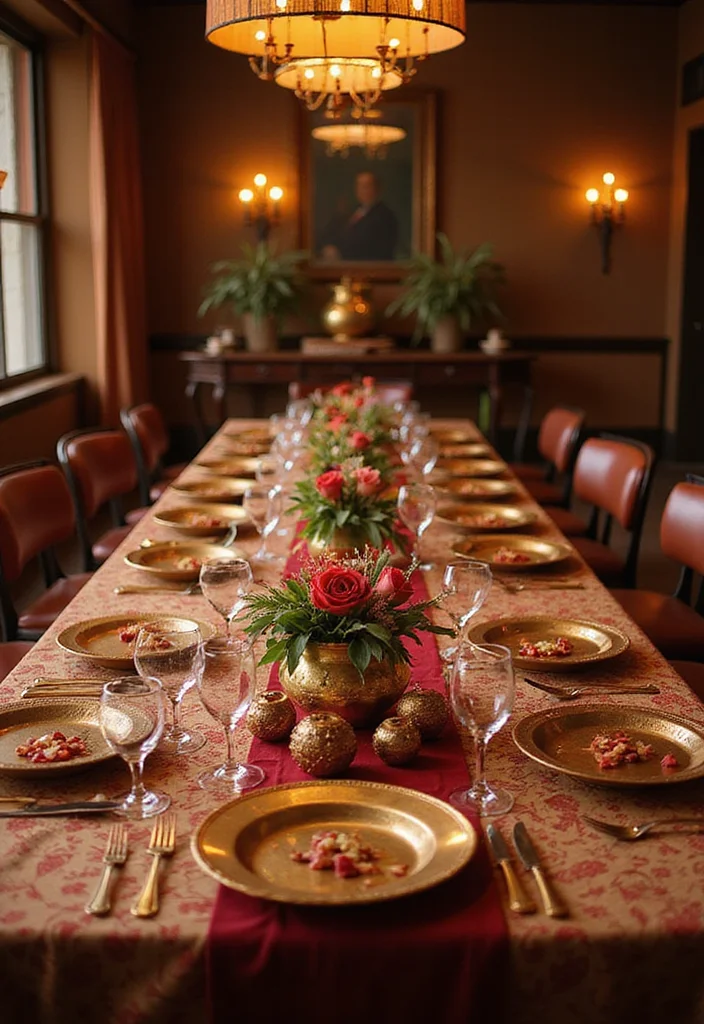 DIY Mehendi Decor Ideas at Home: A Cultural Guide with 18 Colorful Ceremony Inspirations - 8. Elegant Table Settings