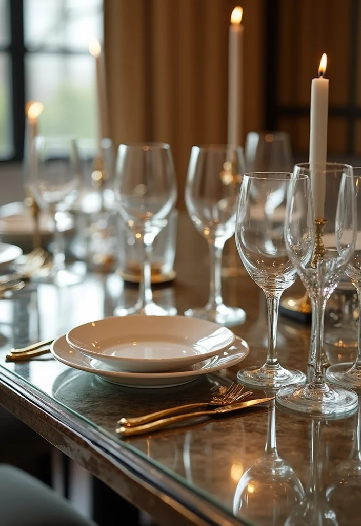 Dining Table Decor Indian Home: A Cultural Guide with 17 Elegant Table Styling Inspirations - 15. Using Mirrors for Depth