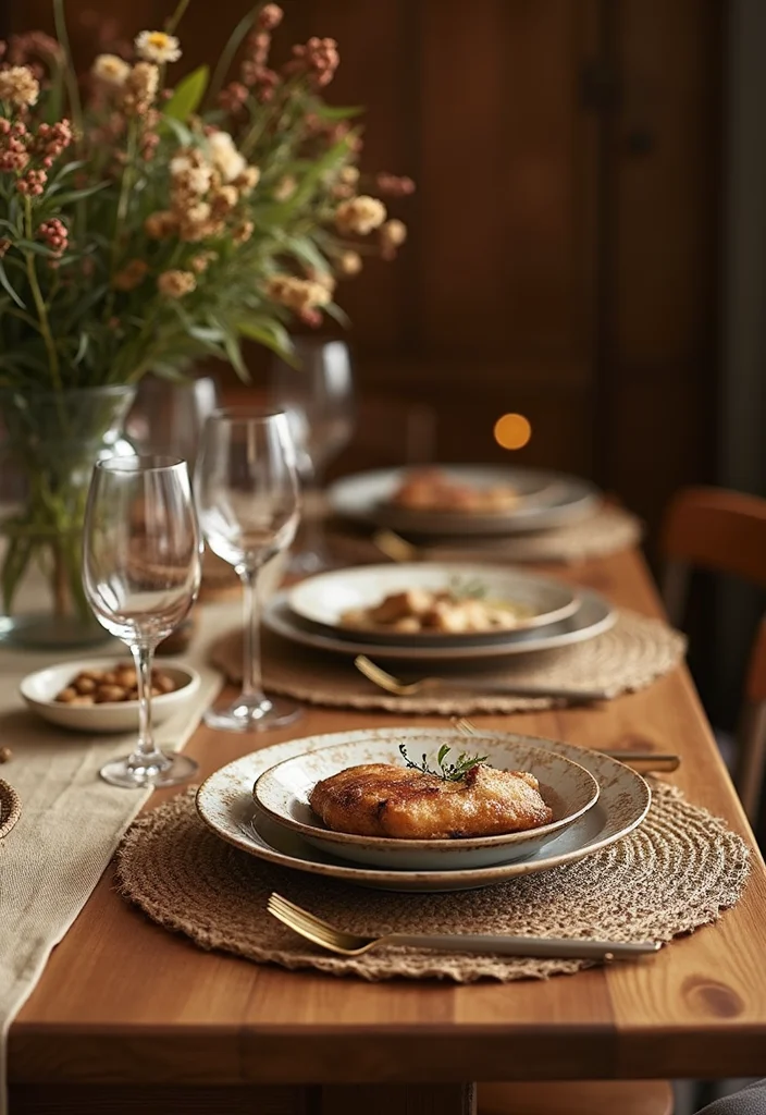 Dining Table Decor Indian Home: A Cultural Guide with 17 Elegant Table Styling Inspirations - 9. Layering Textures