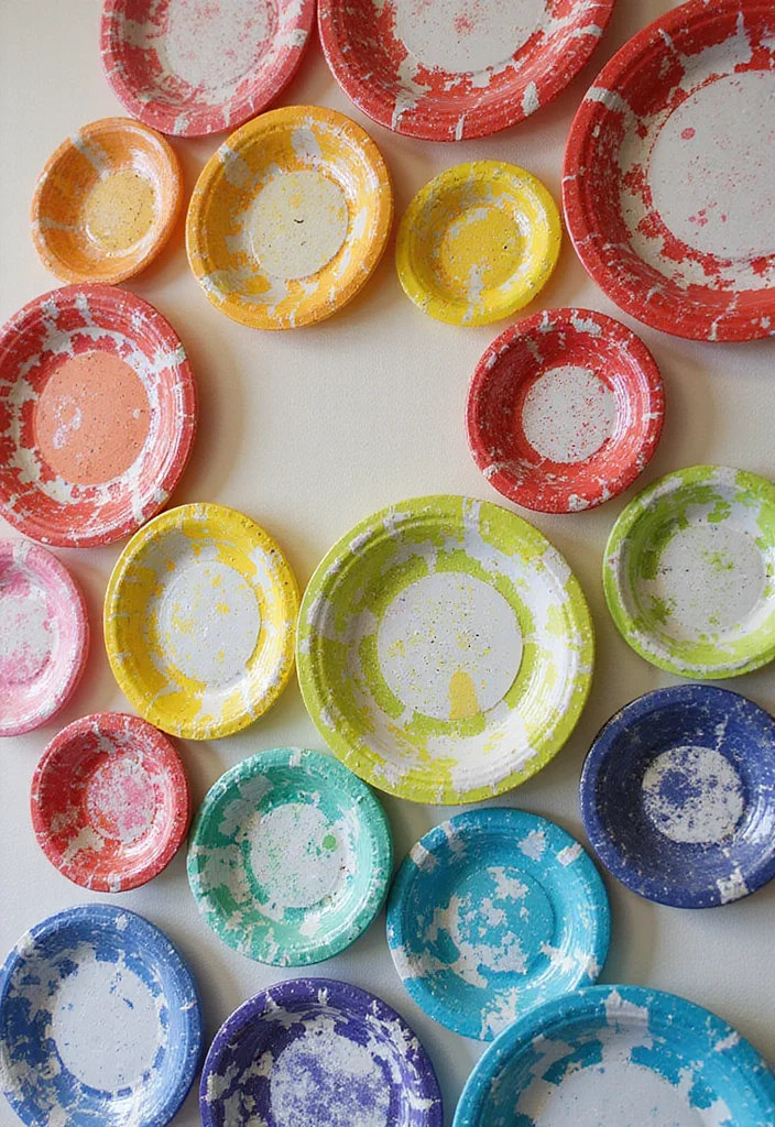 Dollar Tree DIY Home Decor: A Creative Guide with 19 Affordable Decorating Inspirations - 1. Stylish Wall Art from Paper Plates