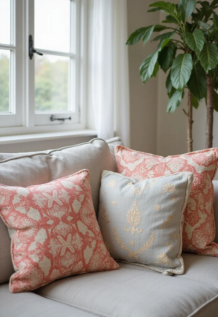 Dollar Tree DIY Home Decor: A Creative Guide with 19 Affordable Decorating Inspirations - 11. Upcycled Fabric Pillow Covers