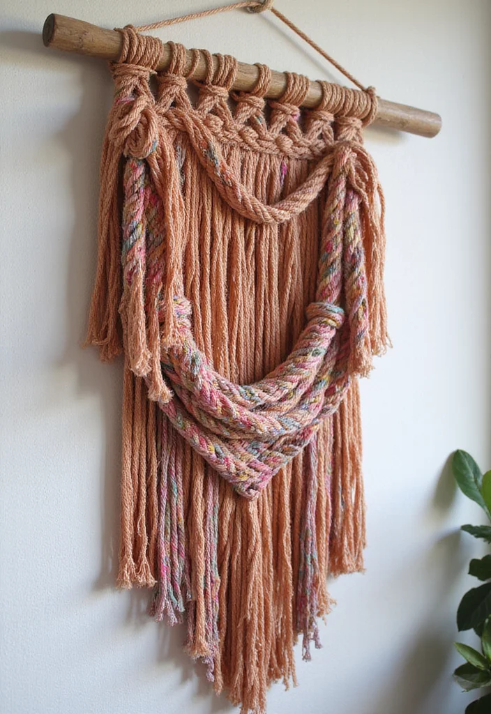 Dollar Tree DIY Home Decor: A Creative Guide with 19 Affordable Decorating Inspirations - 18. Upcycled T-Shirt Wall Hanging