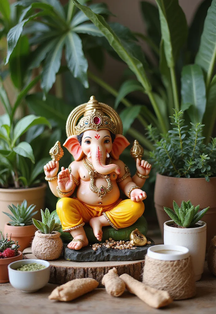 Ganesha Decoration Ideas Home Decor: A Festive Guide with 18 Traditional Sacred Inspirations - 14. Eco-Conscious Gifts