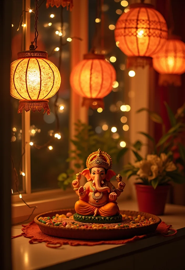 Ganesha Decoration Ideas Home Decor: A Festive Guide with 18 Traditional Sacred Inspirations - 3. Handcrafted Decorations