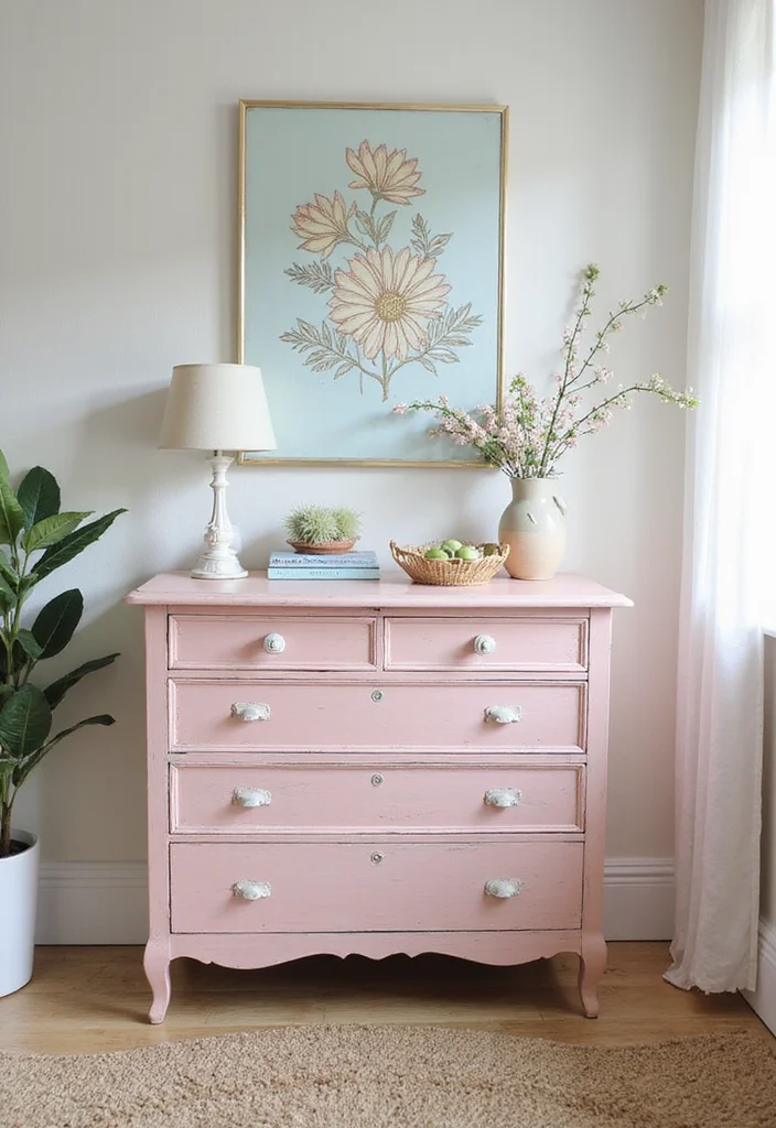 Goodwill Finds Thrifting Home Decor: A Treasure-Hunt Guide with 20 Upcycled Inspirations - 12. Upcycled Furniture with Chalk Paint