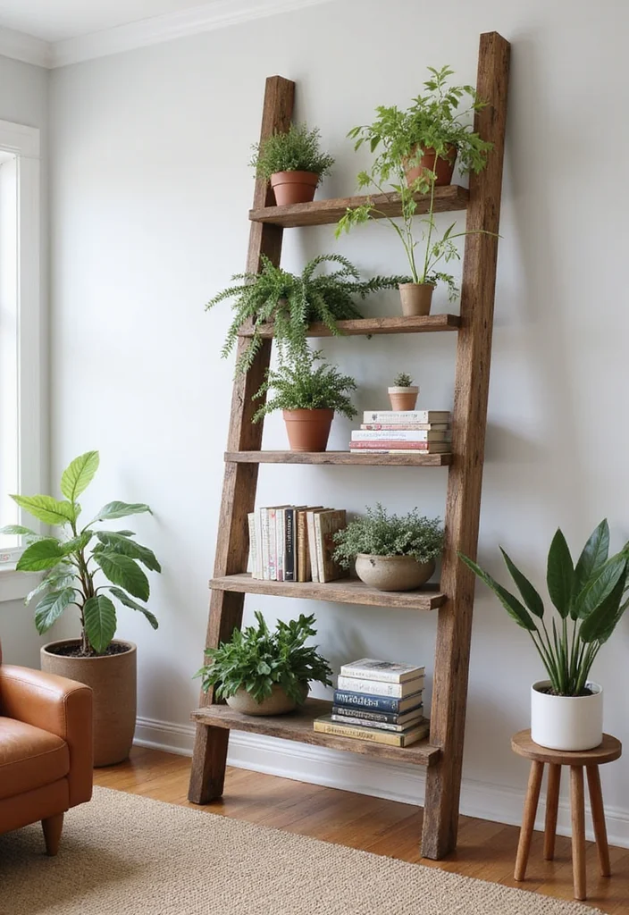 Goodwill Finds Thrifting Home Decor: A Treasure-Hunt Guide with 20 Upcycled Inspirations - 20. Unconventional Thrifted Shelving