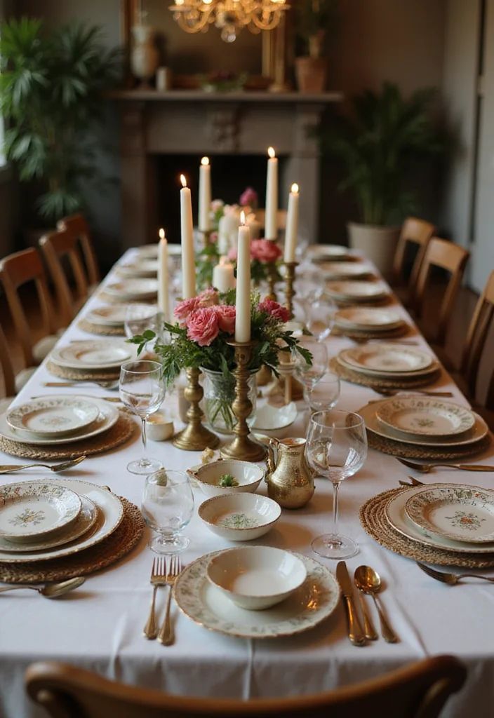 Goodwill Finds Thrifting Home Decor: A Treasure-Hunt Guide with 20 Upcycled Inspirations - 9. Vintage Tableware for Elevated Dining
