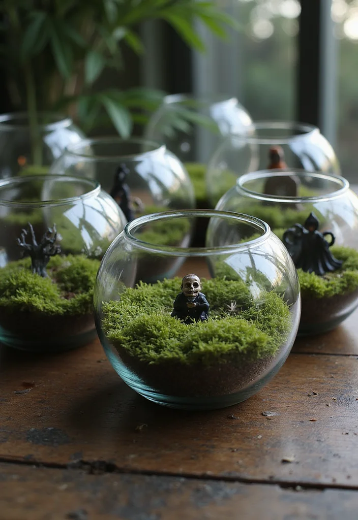 Halloween Decor Ideas for the Home: A Seasonal Guide with 19 Whimsically Spooky Inspirations - 16. Spooky Terrarium Displays