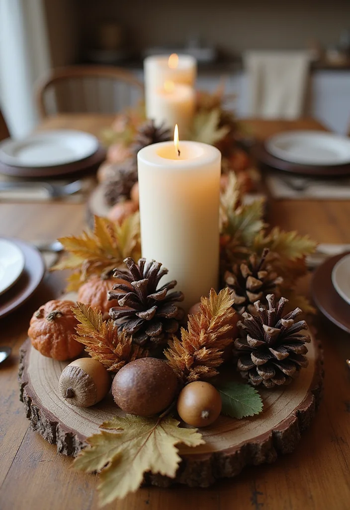 Halloween Decor Ideas for the Home: A Seasonal Guide with 19 Whimsically Spooky Inspirations - 2. Natural Fall Centerpieces