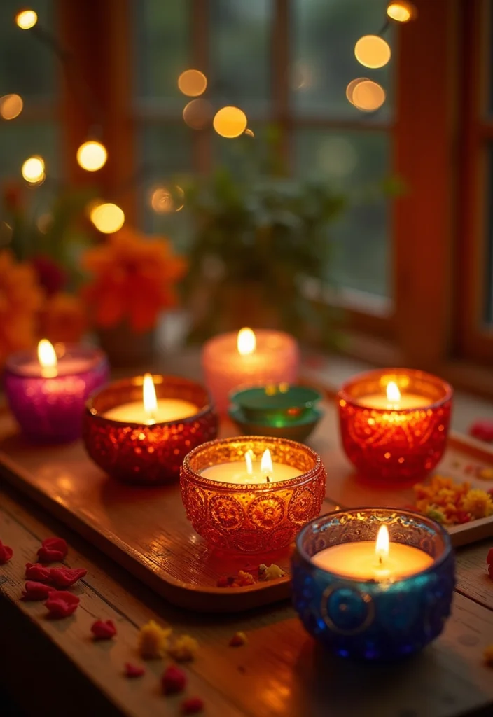 Home Decor Gifts for Diwali: A Bright Guide with 18 Thoughtful Festive Inspirations - 1. Recycled Glass Candle Holders