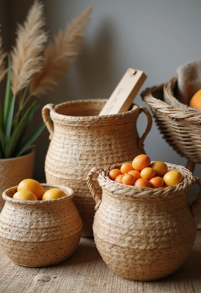 Home Decor Gifts for Diwali: A Bright Guide with 18 Thoughtful Festive Inspirations - 17. Handwoven Baskets