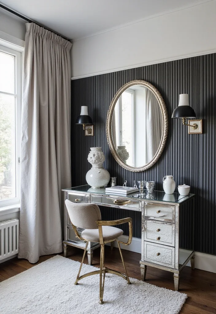 Home Decor Ideas Black and White: A Monochrome Guide with 19 Clean & Elegant Inspirations - 10. Black and White in Small Spaces