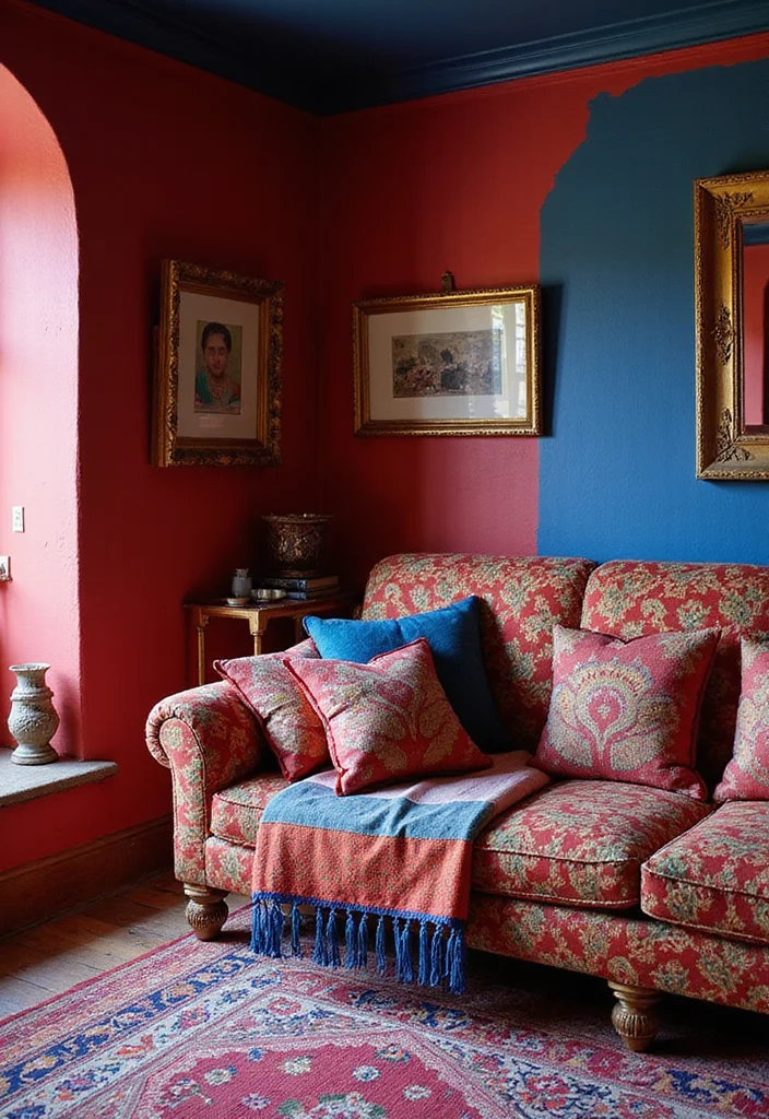 Home Decor Ideas Indian Style: A Vibrant Guide with 20 Cultural Interiors Inspirations - 1. Embrace Bold Colors