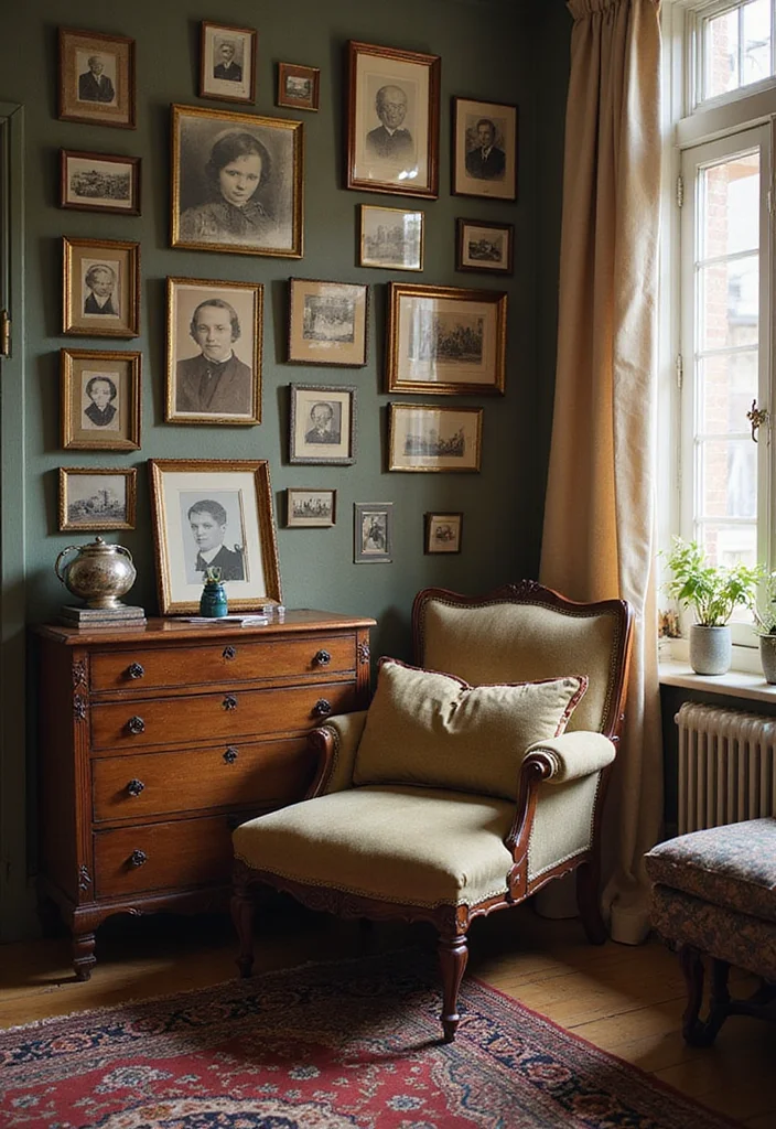 Home Decor Ideas Indian Style: A Vibrant Guide with 20 Cultural Interiors Inspirations - 15. Personal Touches with Family Heirlooms