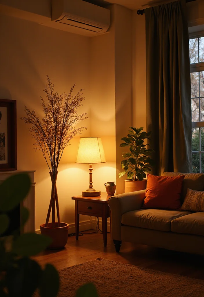 Home Decor Ideas Living Room: A Comfortable Guide with 20 Fresh Interior Inspirations - 11. Sustainable Lighting Options