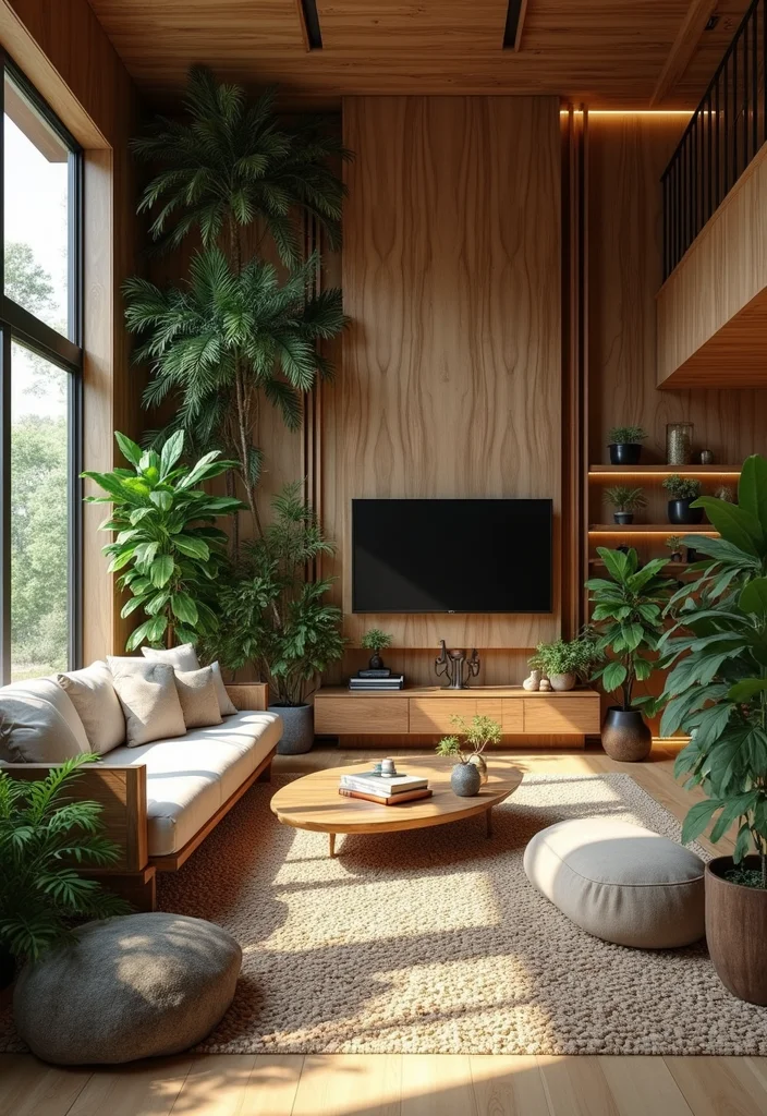 Home Decor Inspiration Living Room: A Comfort-Focused Guide with 18 Welcoming Styling Inspirations - 3. Natural Elements in Decor