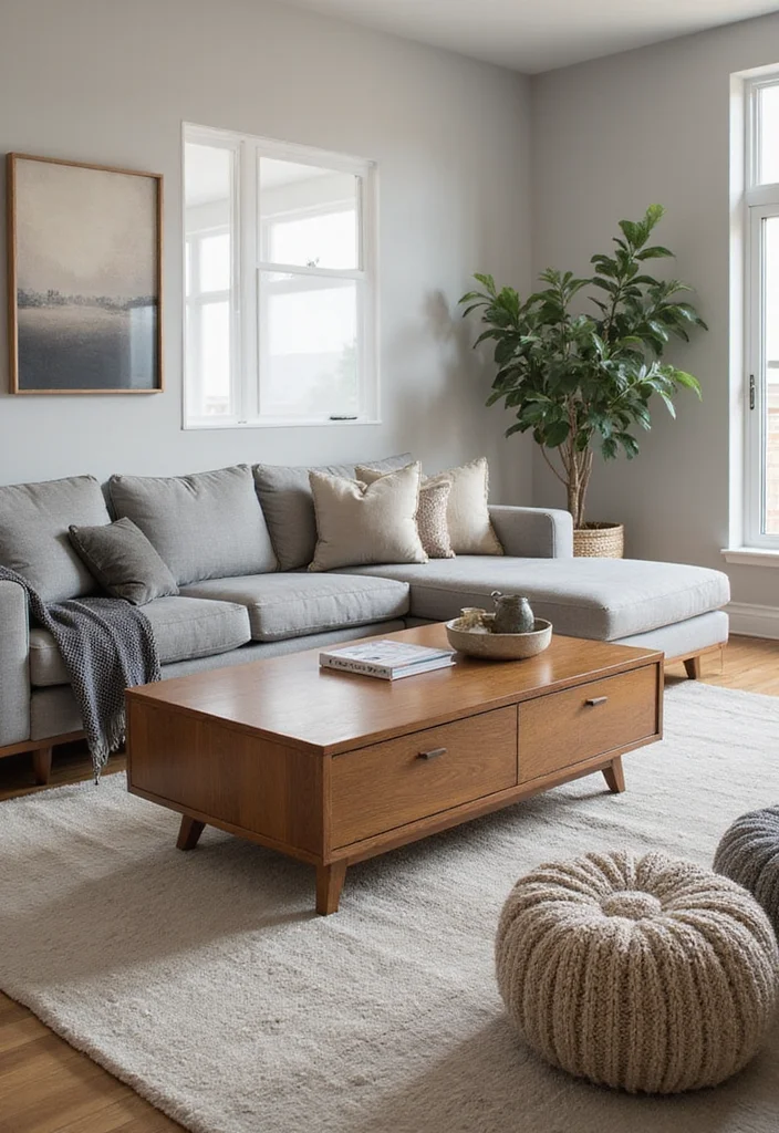 Home Decor Inspiration Living Room: A Comfort-Focused Guide with 18 Welcoming Styling Inspirations - 6. Functional Furniture Pieces