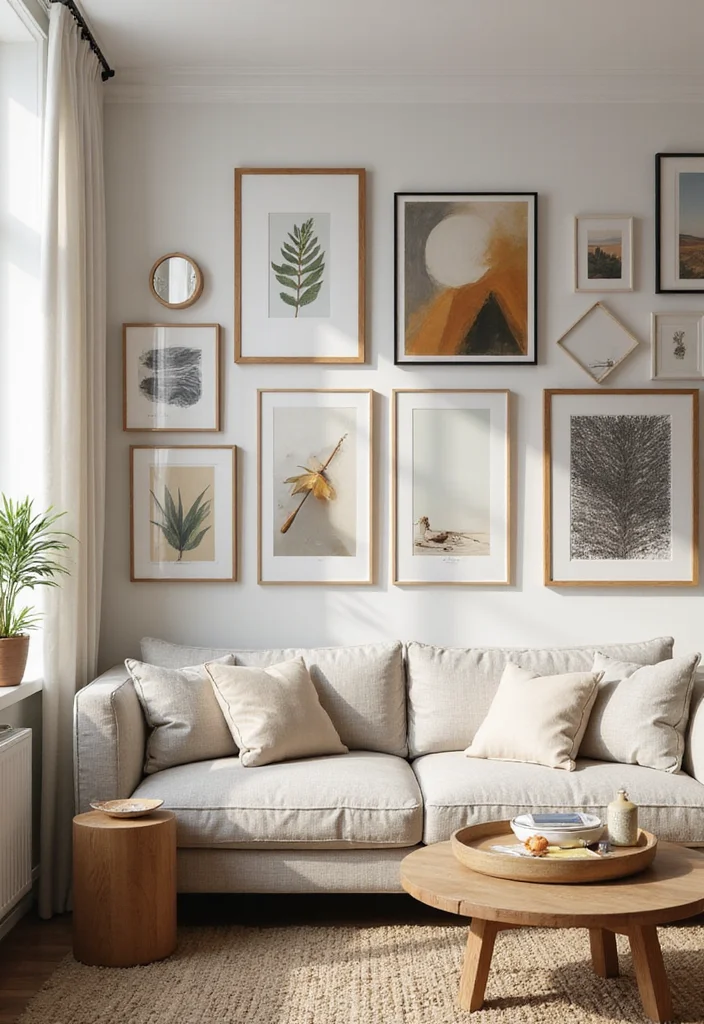 Home Decor Inspiration Living Room: A Comfort-Focused Guide with 18 Welcoming Styling Inspirations - 7. Statement Art Pieces