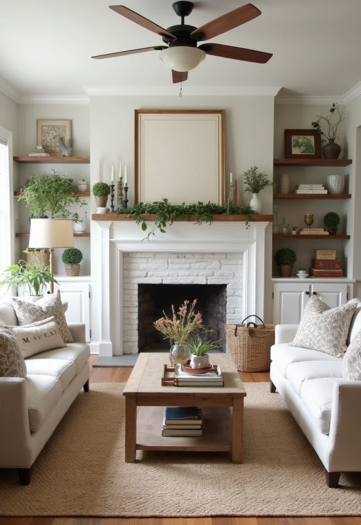 Home Decor Trends Interiors: A Forward-Looking Guide with 19 Fresh Design Inspirations - 17. Farmhouse Chic: Rustic Meets Modern