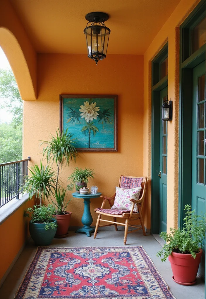 Home Entrance Decor Entryway Front Entry: An Inviting Guide with 20 Warm Entrance Inspirations - 17. Welcoming Colorful Accents