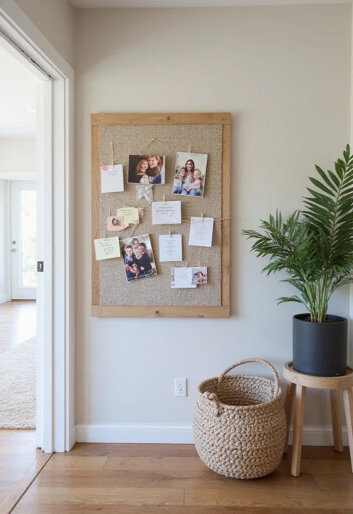 Home Entrance Decor Entryway Front Entry: An Inviting Guide with 20 Warm Entrance Inspirations - 18. Personal Message Boards