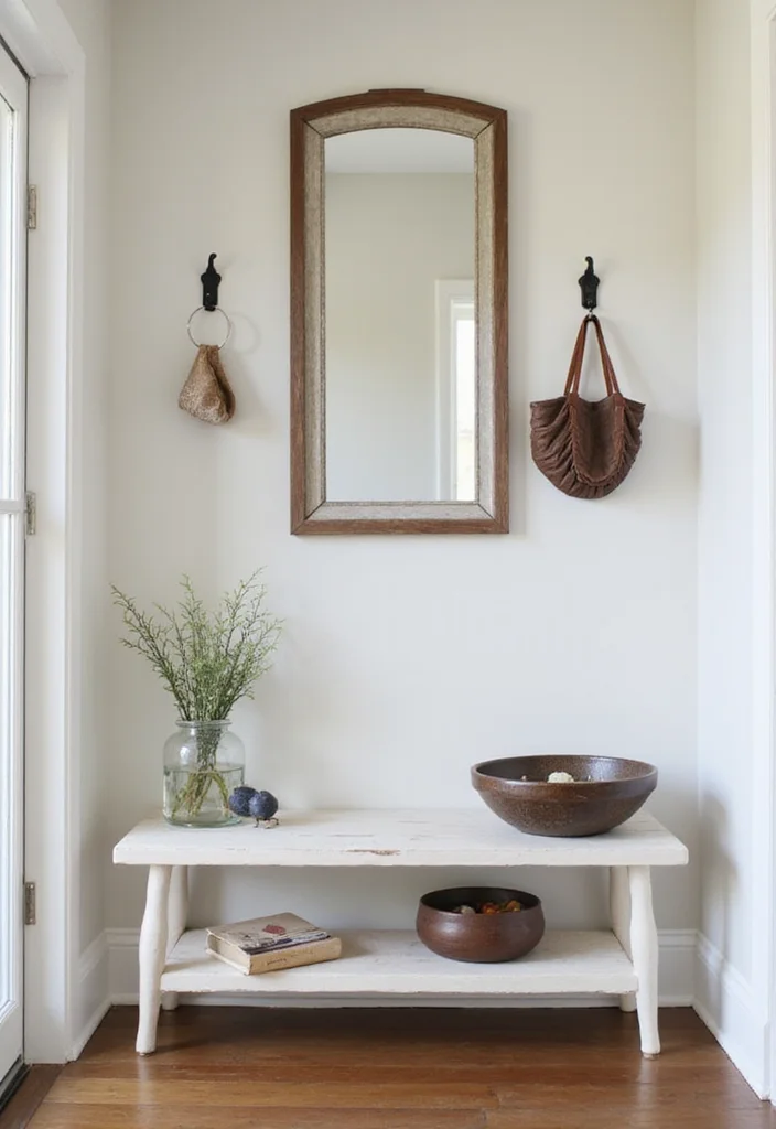 Home Entrance Decor Entryway Front Entry: An Inviting Guide with 20 Warm Entrance Inspirations - 20. Thoughtful Goodbye Space