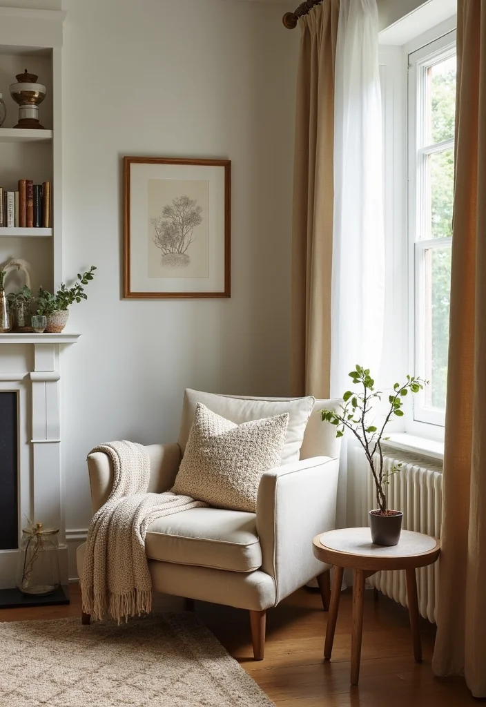 Home Living Room Decor Ideas: A Warm Guide with 18 Cozy Styling Inspirations - 7. Cozy Nooks for Relaxation