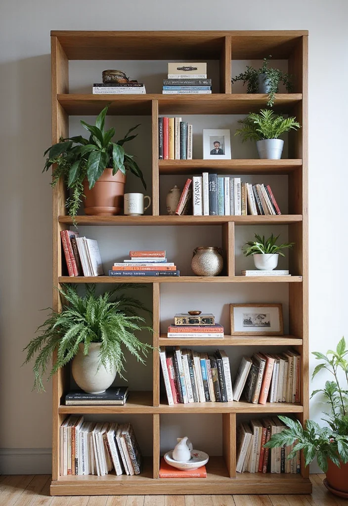 Home Office Decor for Women: A Feminine Guide with 20 Elegant Workspace Inspirations - 18. Unique Bookshelves