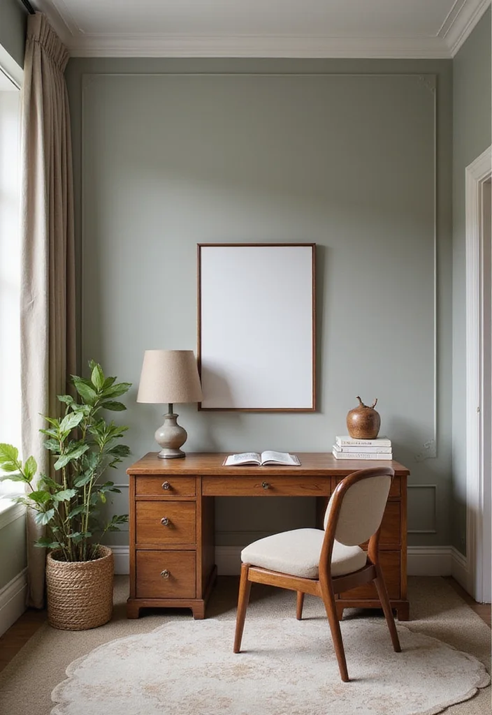 Home Office Decor for Women: A Feminine Guide with 20 Elegant Workspace Inspirations - 6. Elegant Color Schemes