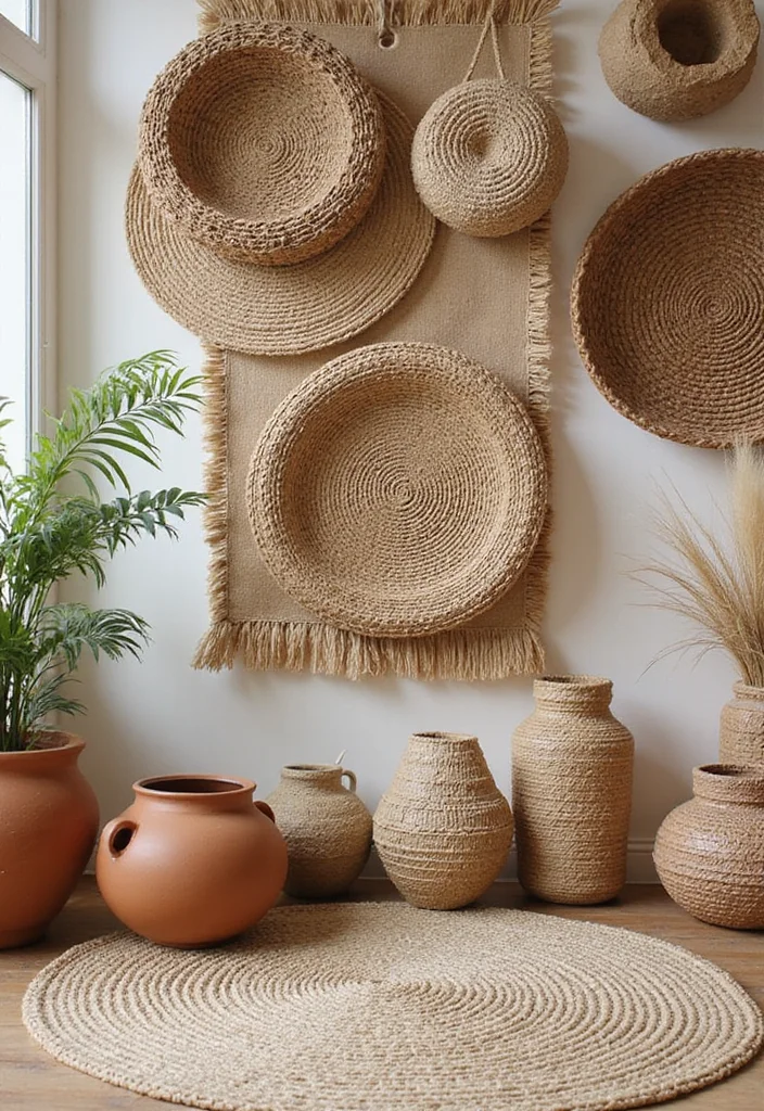 Lord of the Rings Home Decor: A Fantasy Guide with 19 Middle-Earth Inspired Styling Ideas - 9. Naturally Textured Accents