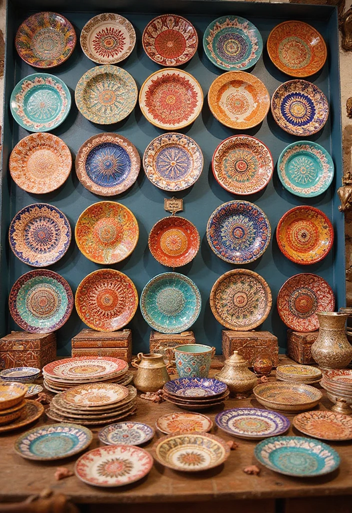 Mehendi Decor Ideas at Home: A Celebration Guide with 17 Vibrant Traditional Inspirations - 6. Decorative Mehendi Plates