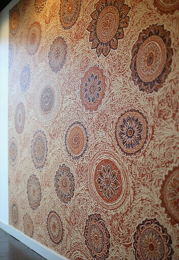 Mehndi Decor at Home Backdrops: A Celebration Guide with 18 Stunning Backdrop Inspirations - 6. Artistic Mehndi Murals