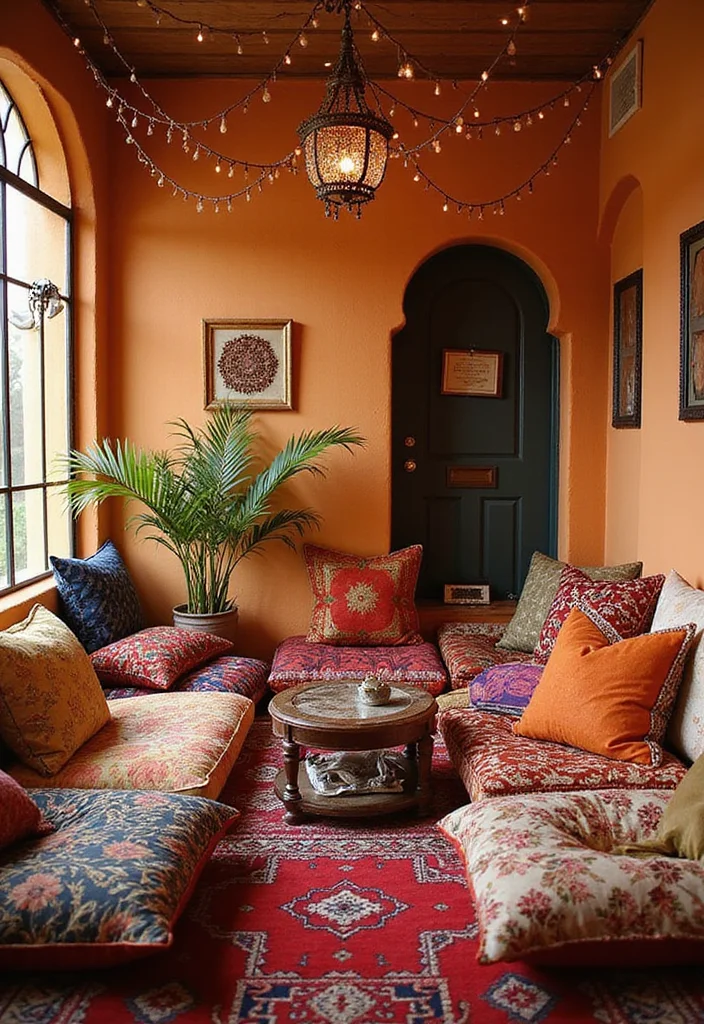 Mehndi Setup Decor at Home: A Joyful Guide with 19 Beautiful Ceremony Inspirations - 4. Cozy Seating Arrangements