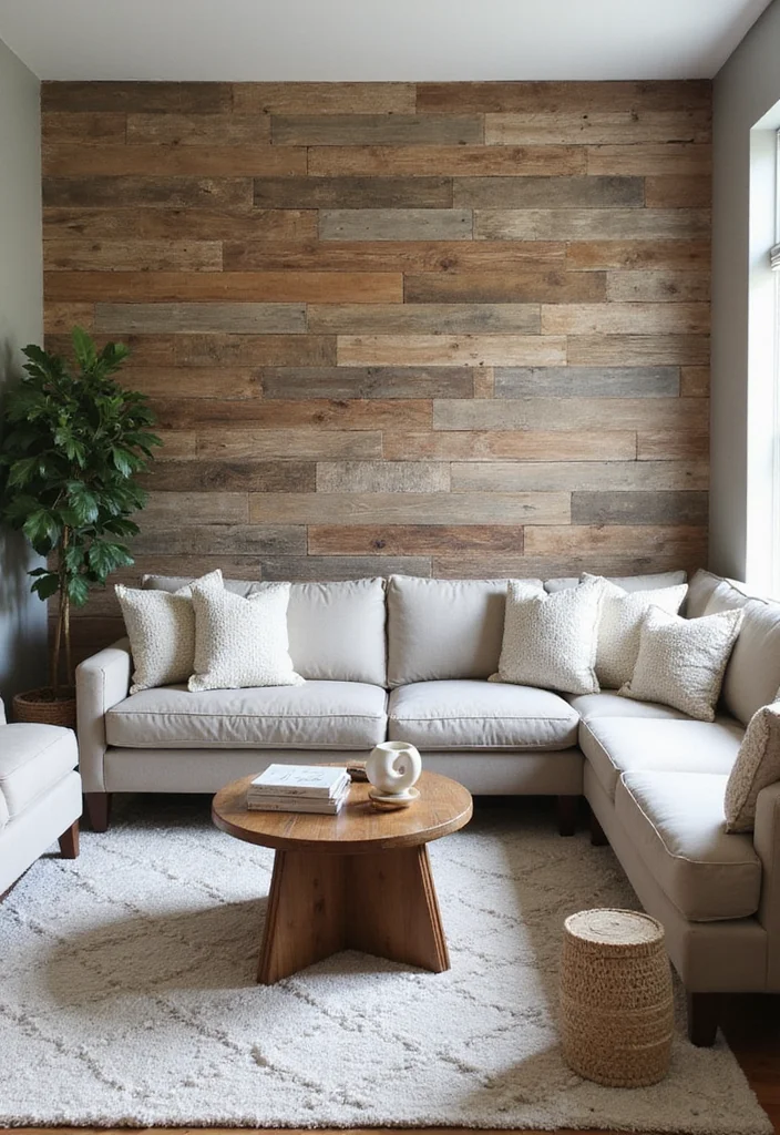 Modern Western Home Decor Living Rooms: A Refined Guide with 20 Rustic-Modern Inspirations - 11. Textured Walls