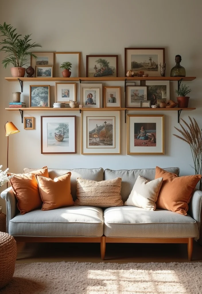 Modern Western Home Decor Living Rooms: A Refined Guide with 20 Rustic-Modern Inspirations - 17. Personal Touches