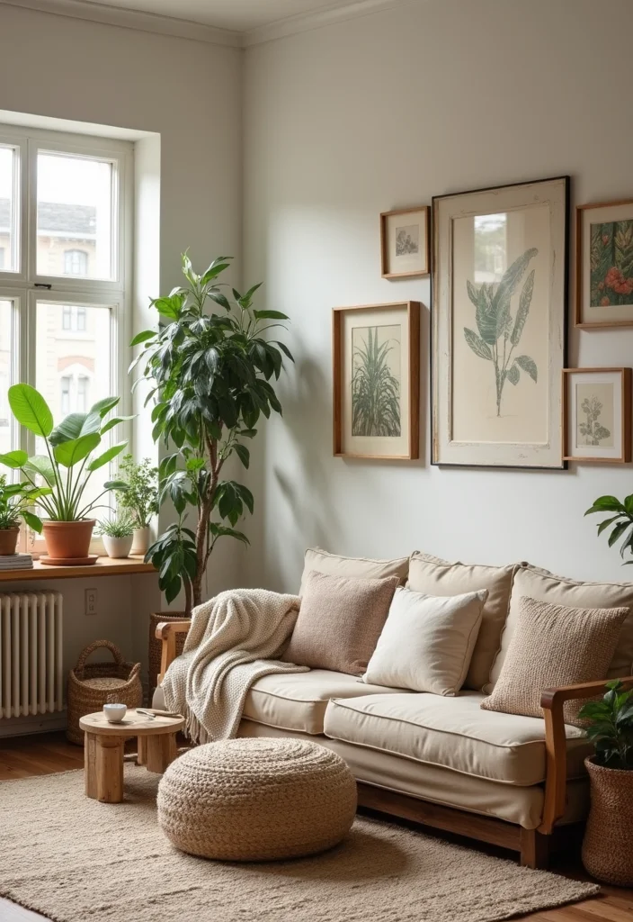 Modern Western Home Decor Living Rooms: A Refined Guide with 20 Rustic-Modern Inspirations - 20. Sustainable Decor Choices