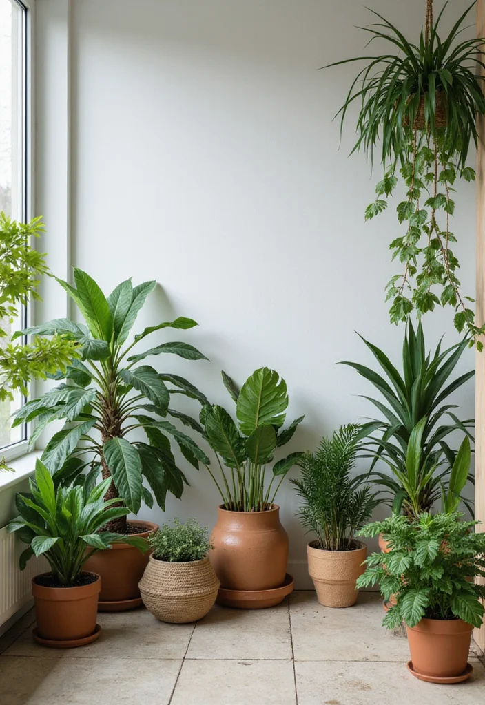 Modern Western Home Decor Living Rooms: A Refined Guide with 20 Rustic-Modern Inspirations - 9. Indoor Plants