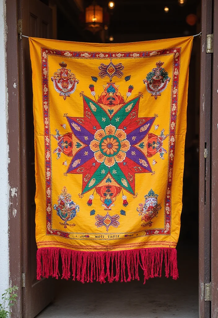 Moti Toran for Home Decor: A Festive Guide with 17 Traditional Doorway Inspirations - 17. Cultural Festival-Themed Toran