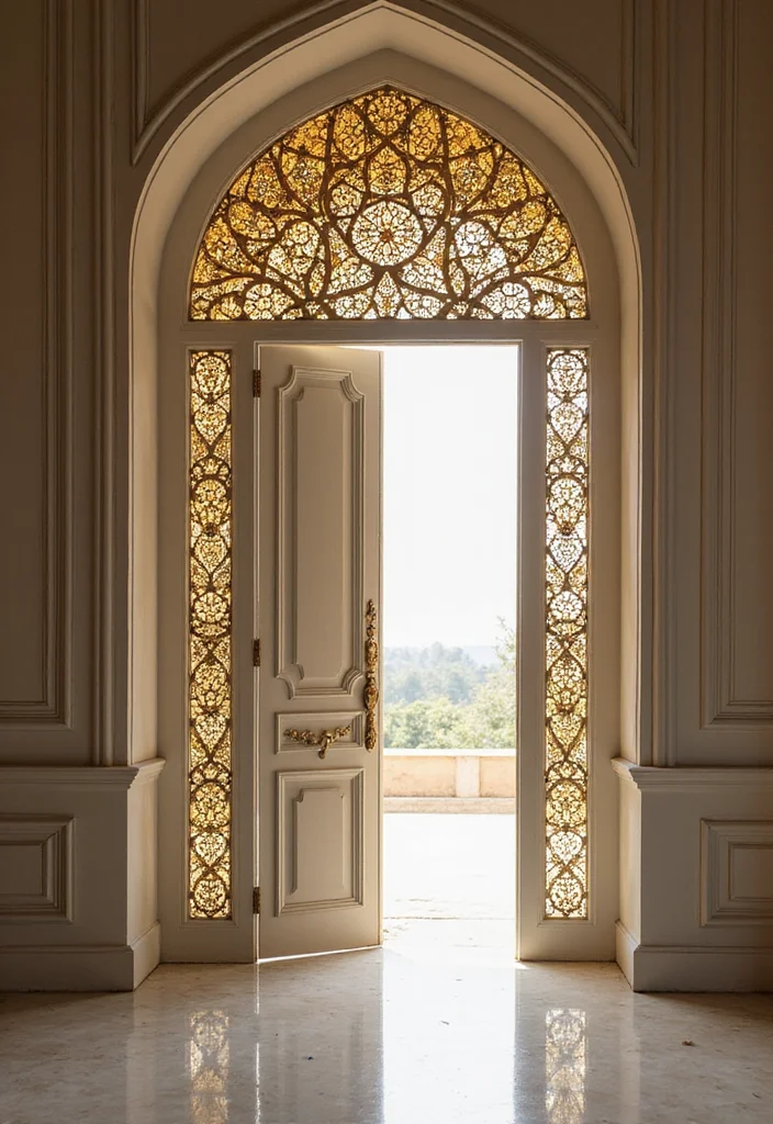 Moti Toran for Home Decor: A Festive Guide with 17 Traditional Doorway Inspirations - 2. Elegant Mirror Work Toran