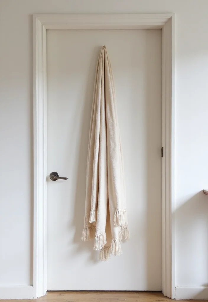 Moti Toran for Home Decor: A Festive Guide with 17 Traditional Doorway Inspirations - 5. Minimalistic Cotton Toran