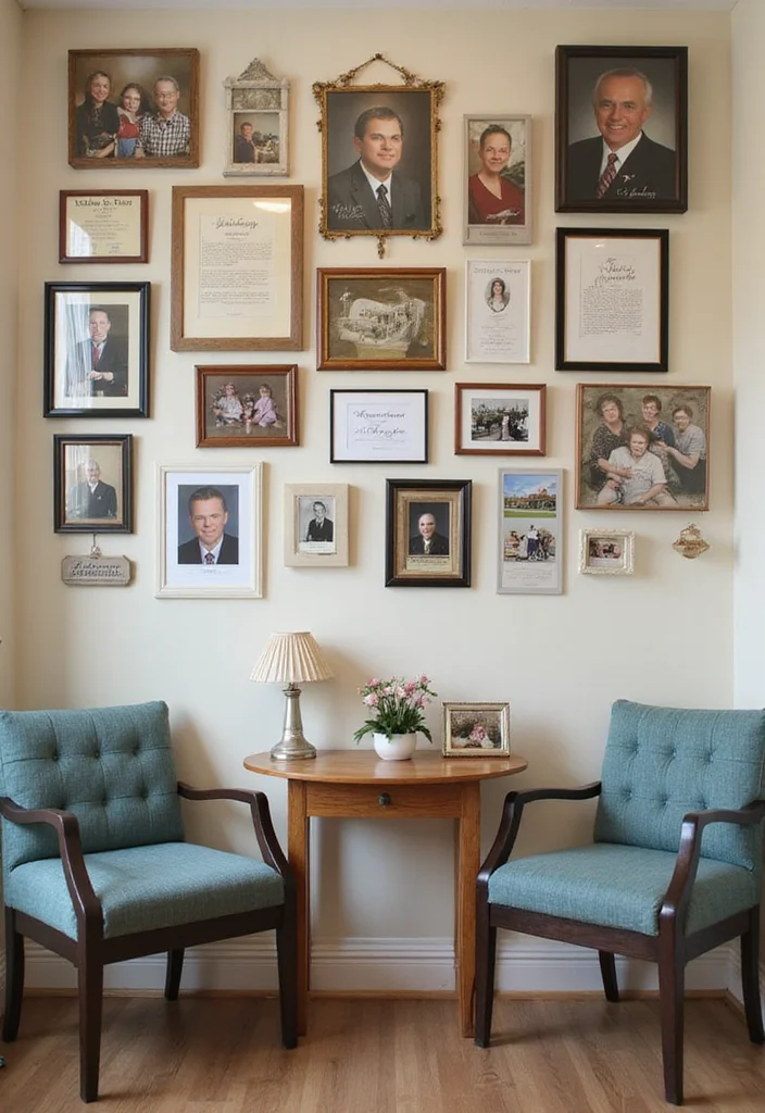 Nursing Home Room Decor Ideas: A Gentle Guide with 17 Comforting Living Inspirations - 10. Memory Corners