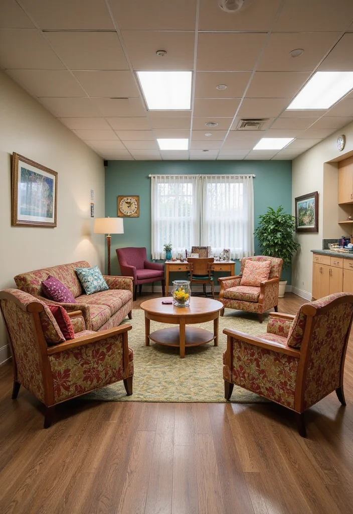 Nursing Home Room Decor Ideas: A Gentle Guide with 17 Comforting Living Inspirations - 9. Inviting Common Areas