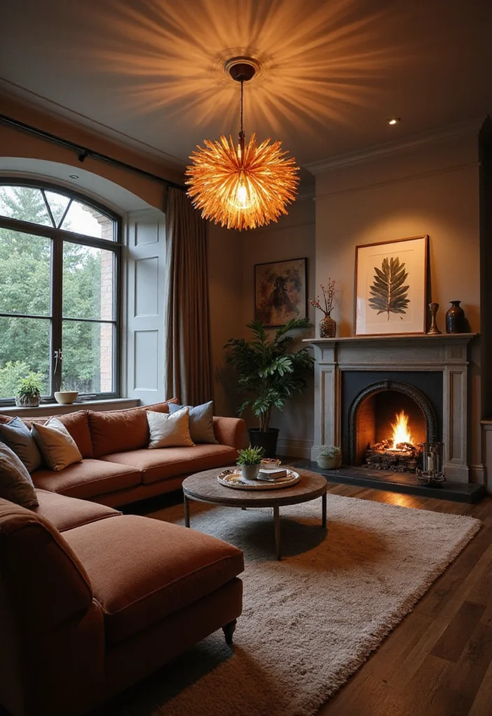 One Bedroom Apartment Ideas Home Decor: A Space-Savvy Guide with 17 Smart Layout Inspirations - 10. Statement Lighting