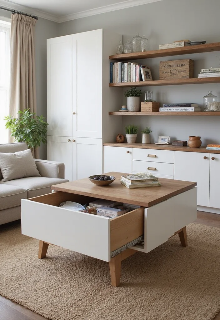 One Bedroom Apartment Ideas Home Decor: A Space-Savvy Guide with 17 Smart Layout Inspirations - 17. Smart Storage Solutions