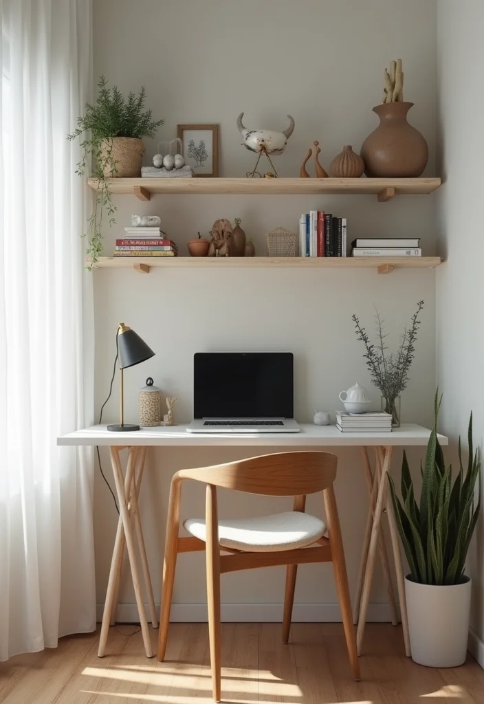 One Bedroom Apartment Ideas Home Decor: A Space-Savvy Guide with 17 Smart Layout Inspirations - 7. Compact Wall Desks