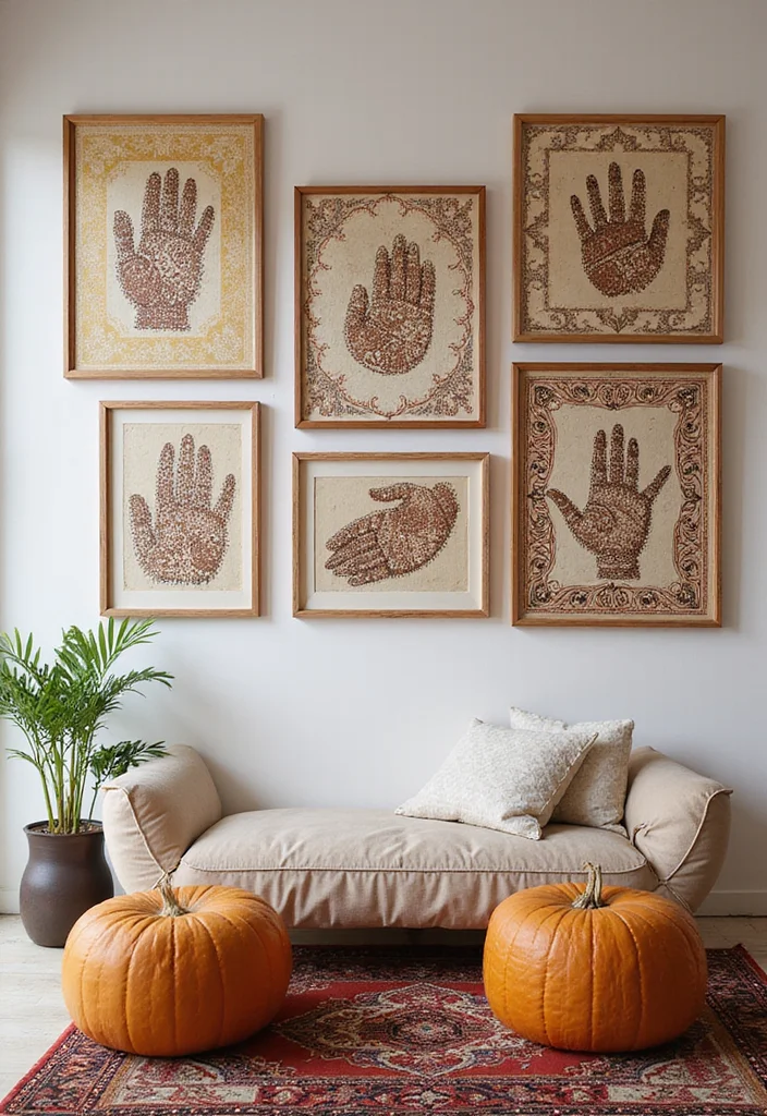Simple Mehndi Decor at Home: A Refined Guide with 17 Subtle Festive Inspirations - 11. Mehndi-Inspired Artwork